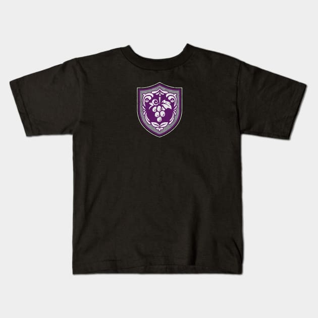 Uva Academy Crest Kids T-Shirt by huckblade